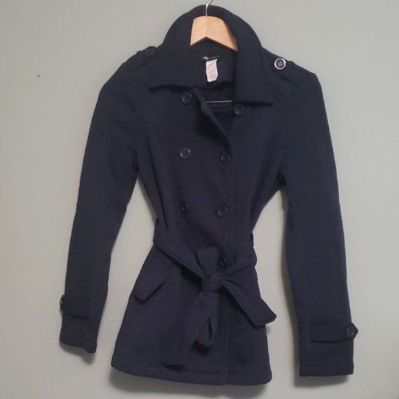 Seduction Navy Blue Coat - Picture 1 of 7
